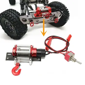 RC Rock Crawler Escalada Carros Elétricos Metal Guincho Parte para 1/10 SCX10 TRX4 D90 Criança brinquedos para as Crianças