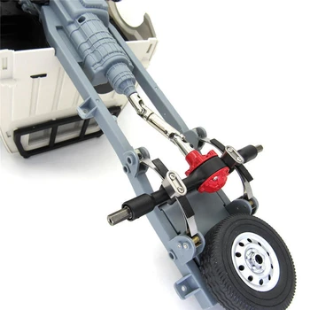 Metal o conjunto do Eixo Traseiro Eixo Kit para WPL D12 RC Caminhão Carro Ferramenta de Reparação de Acessórios Peças