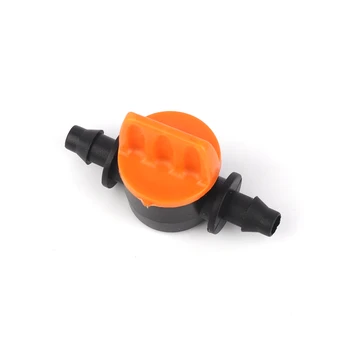 10pcs 4/7mm Mangueira da Válvula de Plástico Mini acionamento da Válvula de Irrigação Agrícola Acessórios