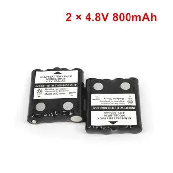 2pcs/monte 4,8 V 800MAH baterias de NI-MH Bateria recarregável Para Uniden BP-38 PB-40 BT-1013 BT-537 GMR FRS, file replication service 2Way bateria do Rádio
