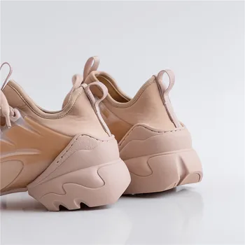 Asumer 2020 nova moda de calçados casuais das mulheres sapatas planas rodada toe laço na primavera verão confortável tênis simples mulher cor-de-rosa