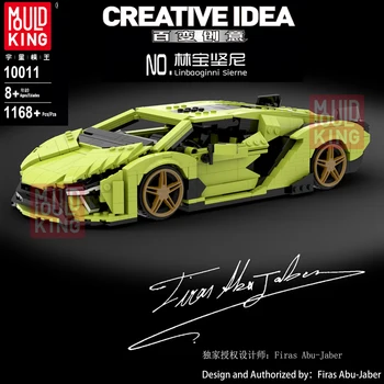 MOC Criativo Técnica em Séries de Veneno Lamborghinis Carro de Corrida Conjunto de Blocos de Construção Tijolos Modelo de Kit de Ajuste Lepining Brinquedos Para Meninos
