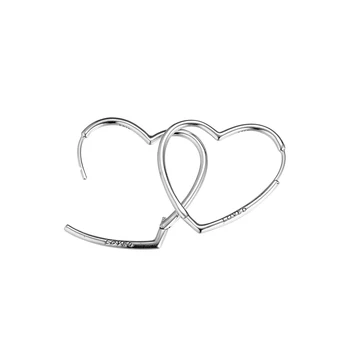 CKK Brincos para mulheres de Grande Coração de Amor Aros Brinco BrincoS de Prata 925 Jóias Pendientes Earings Orecchini