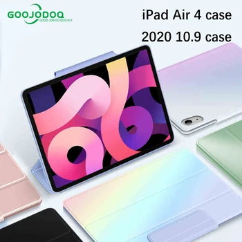 Para o iPad Ar 4 Case para iPad Pro 11 2020 2018 Caso para o iPad Novo Ar 10.9 2020 Caso Magnético Caso Capa Funda de Suporte da Apple Lápis