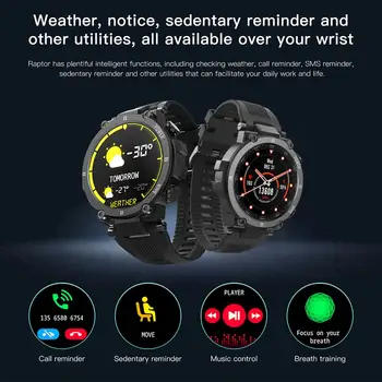 2021 NOVO Smart Watch IP68waterproof Homens Mulheres Monitor de frequência Cardíaca de conexão Bluetooth Smartwatch Adequação KOSPET Raptor