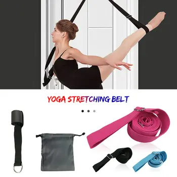 Porta Flexibilidade Alongamento da Perna Esticador da Correia Ajustável de Esportes Yoga Ballet da Banda Exercício Suave Perna Correia para cinto de Ginástica