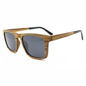 BerWer Novo Real de de Madeira de Óculos de sol Polarizados Artesanais de Bambu Mens Óculos de sol óculos de Sol dos Homens Gafas Oculos De Sol