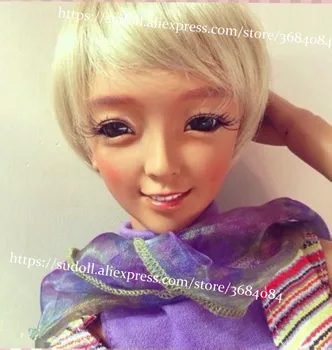 Venda quente Sudoll 1/3 bjd sd brinquedo resina figuras boneca de alta qualidade, livre de olhos de boneca Adorável sorriso de Menina
