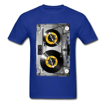 Escola velha Cassete de T-Shirt sem escalas Jogar Fita T-Shirt de Música Eletrônica do Rock t-shirts Para os Homens, o Melhor Presente de Aniversário da Banda T-Shirt