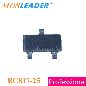 Mosleader BC807 BC817 SOT23 3000PCS BC807-16 BC807-25 BC807-40 BC817-16 BC817-25 BC817-40 PNP NPN 45V 500mA 0,5 A produtos Chineses