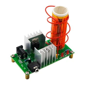 DIY kit eletrônico bobina de Tesla gerador de kit para o driver de Áudio da placa de alto-falante de música DC15-24V