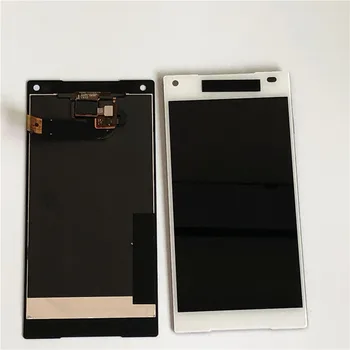 4.6 polegadas Preto Branco tela LCD touch screen digitalizador Assembly completo de peças de reparo Para Sony Xperia Z5 Compacto mini E5803 E5823