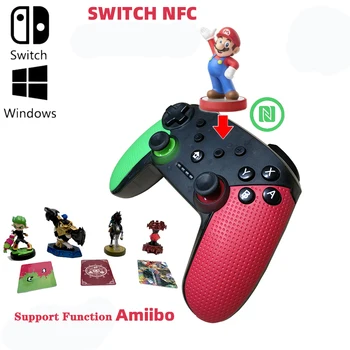 Mudar Pro Controller Com NFC NS sem Fio Bluetooth Gamepad Para Nintend Interruptor/ Comutador lite/PC/Steam Joystick