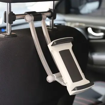 De alumínio do carro Assento Traseiro Encosto de cabeça telefone Tablet Suporte para Carro 5-13 Polegadas Tablet Telefone de montagem do carro Para o iPad Ar Pro 12.9 Iphone X 8plus