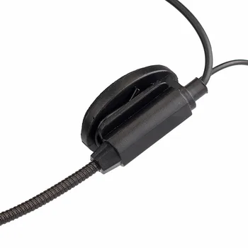 5pcs Mini Fone de ouvido com Microfone MICROFONE de Condensador para Voz Amplificador de alto-Falante Profissional de guia de turismo Sistema sem Fio F4512A