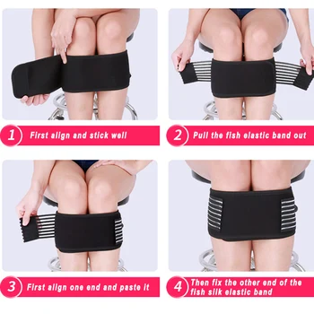 3Pcs/set Pernas Corrector Respirável S/X-Pernas Corrector Perna Postura de Correção de Curativo Confortável Endireitar Cinto para Homens Mulheres