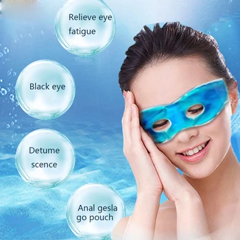 Refrigeração Máscara de Olho Olho Alívio da Fadiga, Reduzir as olheiras Máscara para os Olhos Relaxante de Dormir Olho da Máscara de Gelo Gel de Hidrogel de Patches