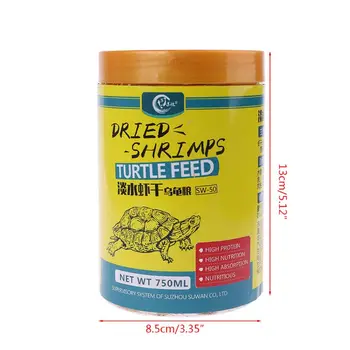 750 ml de Aquário Alimentos Secos Camarões Krill Para o Peixe, Tartaruga de Alimentação do Hamster Proteína