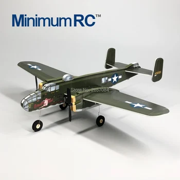 MinimumRC B25 bombardeiro bimotor 360mm Envergadura Canal 3 Instrutor de asa Fixa, RC Avião ao ar livre Brinquedos Para Crianças Presentes