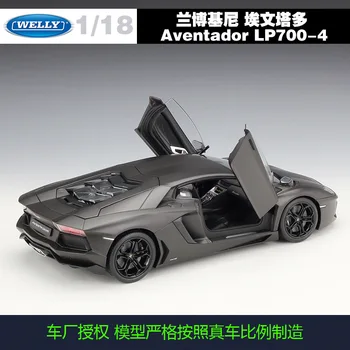 Welly 1: 18 Lamborghini Eventador LP700 Roadster Simulação Liga de Modelo de Carro de Coleta de Dom Decoração brinquedo