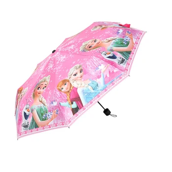 Dos desenhos animados de Disney para Crianças, Guarda-chuva Branca de Neve Congelada Sofia Princess Guarda-chuva de Novo Meninas Aluno Crianças Bonito Proteção UV Guarda-chuva