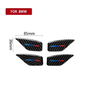 Para o BMW Série 5 G30 G38 528i 530i de Fibra de Carbono Decalque Porta do Carro Dentro de Lidar Tigela, Cobrir Carro Adesivo Auto Estilo Interior