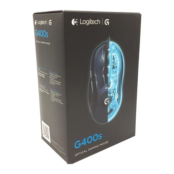 Original e Novo com fio Logitech G400s Optical Gaming Mouse 4000dpi com vendidas caixa