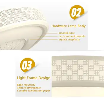 12W 1080LM Rodada de Teto do DIODO emissor de Luz Moderno Flush Montar o dispositivo elétrico da Lâmpada Para o Banheiro de Estudo Sala de estar Lâmpada Branco/Branco Quente Luz