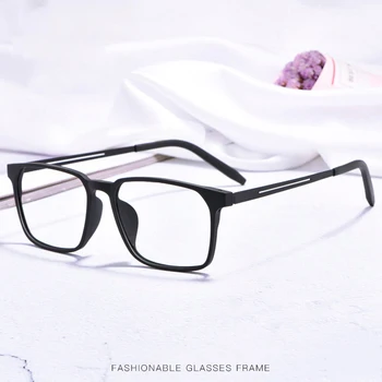 Gmei Óptico de Óculos de Moldura Para Homens E Mulheres 8878 de Titânio Flexível Pernas Com TR90 Frente de Plástico Aro de Óculos de Armação de Óculos