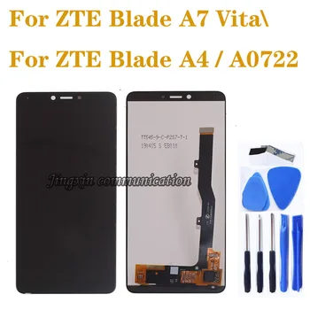 NOVO LCD Para o ZTE Blade A7 VITA tela LCD de Toque Digitizier Assembleia para zte Blade A4 A0722 de LCD do telefone Móvel de peças de reparo