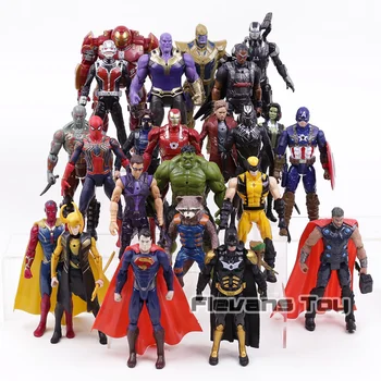 Vingadores 3 Infinito Guerra Thanos Homem de Ferro, Capitão América Pantera Negra Estrela Senhor PVC Figuras de Ação Brinquedos 24pcs/set