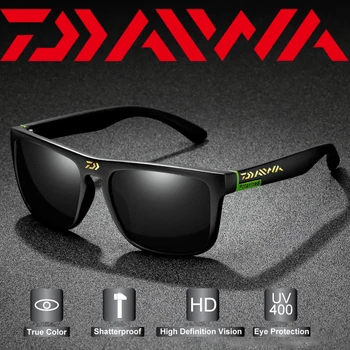 2020 Daiwa dos Homens de Moda Anti-UV Óculos de Pesca ao ar livre Polarizada de Ciclismo de Óculos de sol Retro Óculos de sol esportivo