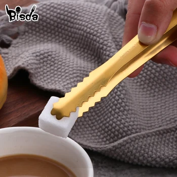 Mini Aço Inoxidável Pinças para Açúcar para o Café Gelo Pequenos Clips de Utensílios de Cozinha a Comida Clipe de Churrasco