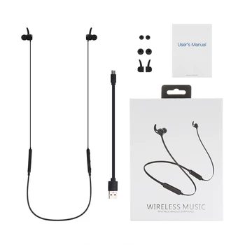 Fone De Ouvido Bluetooth Sem Fio Fones De Ouvido Fones De Ouvido Decote Auriculare Para A Execução De Som Estéreo Com Microfone