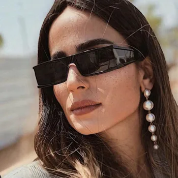 2019 Mulheres de Óculos de Luxo Vintage Designer Praça Armação Óculos de sol das Mulheres da Alta Qualidade Limpar Quadro Único de Óculos UV400