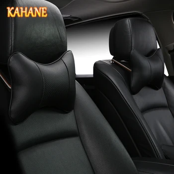 KAHANE 2x Estilo Carro Encosto de cabeça Suprimentos Pescoço Automático de Segurança Preto Para a Mercedes Benz W203 W204 W211 Nissan Qashqai Tiida X Trail