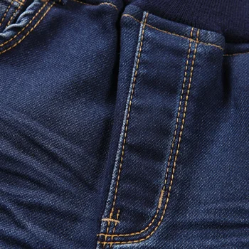 Nova Marca De Calças De Brim De Crianças Meninos Casual De Inverno Grossa E Longa Calças Jeans Bebê Menino De Calças De Brim De Algodão Quente De Calças Jeans Meninos Roupas Da Moda