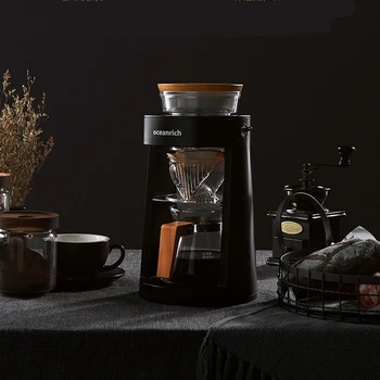 Oceanrich Automática, Máquina de Café máquina de Café do Gotejamento Pote de Vidro Americano Coador para o Escritório em Casa aparelhos de Cozinha Branco
