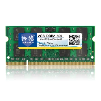 Alta Qualidade xiede Portátil de Memória Ram DDR2 800MHz 667Mhz 533Mhz 1GB 2GB para Notebook Sodimm Memoria Compatível com DDR 2 2GB