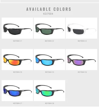 KDEAM 2021 Novo Design TR90 Polarizada Óculos de proteção Óculos de sol de Alta Qualidade da Venda Quente Esportes ao ar livre Tons Gafas de sol UV400 de Condução