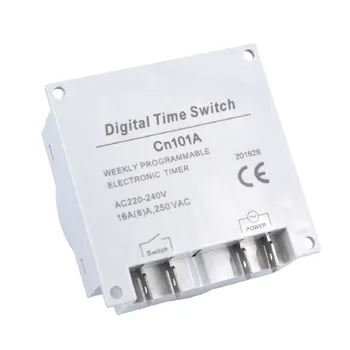 Timer Digital Interruptor 7 Dias por semana Programável Relé do Tempo de Programador Built-in Bateria Recarregável de 12V, 24V, 110V, 220V Elétrico