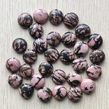 Nova moda de boa qualidade natural Rhodochrosite rodada cabochão de esferas 16mm para fazer jóias 30pcs/lote de Atacado frete grátis