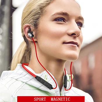 PRIMEIRO VOCÊ Fones de ouvido sem Fio Bluetooth Fone de ouvido Sport Estéreo Magnético Fone de ouvido Bluetooth Auriculars Com Microfone Para Telefone