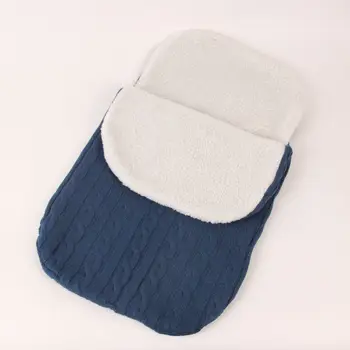 Lã Crochê Recém-Nascido Sleepsacks Bebê Receber Cobertores De Bebê Carrinho De Bebê Saco De Dormir De Lã Infantil Envoltório De Cama De Colcha De Retalhos De Malha