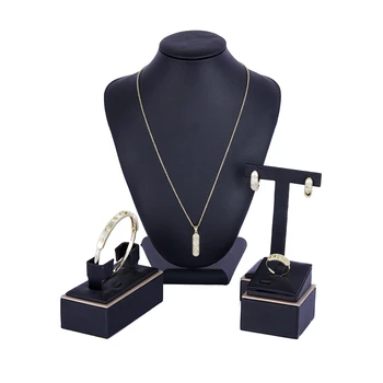 2020 SET Caftan conjunto de jóias de casamento para as mulheres a moda conjunto de jóias de cobre de alta qualidade, conjunto de jóias