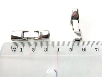 Para 5mm em volta do cabo de Fecho de Alcaçuz Couro de Antiguidades, Jóias de Prata, pulseira de Resultados e Componentes