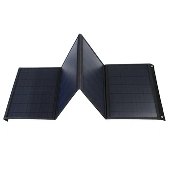150W 12V/5V Dobrável Dual USB, Painel Solar Portátil Dobrável Impermeável Painel Solar, Célula Solar Carregador de Alimentação Móvel de Carga da Bateria