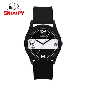 Snoopy homens relógios Pulseira de silicone Esporte Relógio de Quartzo da forma das Crianças Relógio Masculino Masculino dos Homens Relógio de Quartzo da famosa marca de relógio