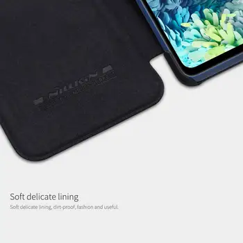 Funda Case Para Samsung S20 FE 2020 caso Nillkin vintage Qin PU de couro, de plástico rígido tampa traseira carteira Para Galaxy s20 FE caso