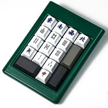 15Pcs/Set PBT de sublimação de Mahjong tecla cap de Juros de Personalidade para a Mecânica do Teclado com Switches Cherry Perfil R4 1X Tamanho